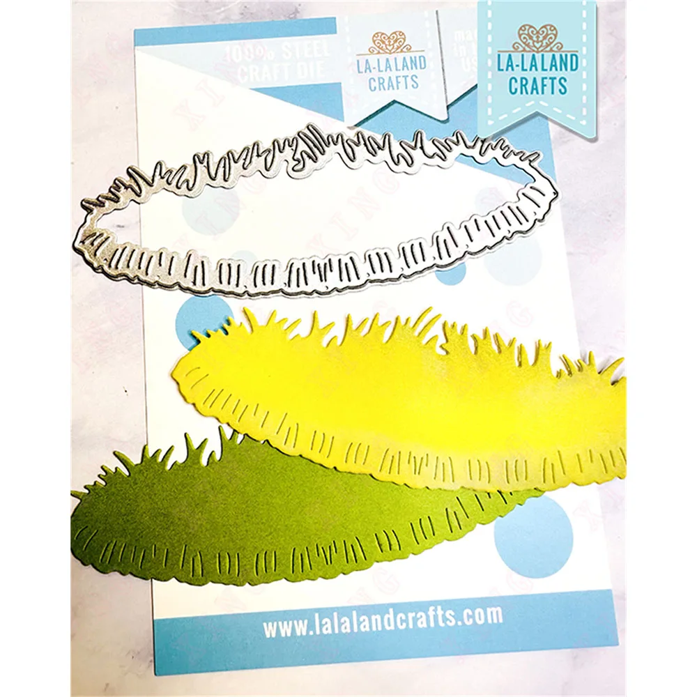 

New Metal Cutting Dies Scrapbook Album Decoration Embossing Cut Die Grass Island Die 2023 Diy Greeting Card Handmade Craft Molds