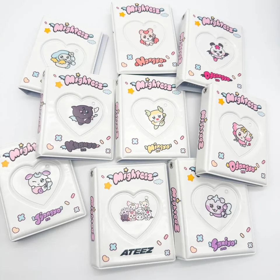 ATEEZ Mighteez Albums Books Photocards Holder 16P Cards Book