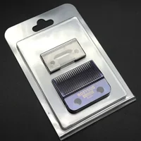 Professional DLC FADE Blade Replacement for 2020C KULILANG VGR V003 Madeshow M10 Hair Clipper Titanium Plated Ceramics Blade 2