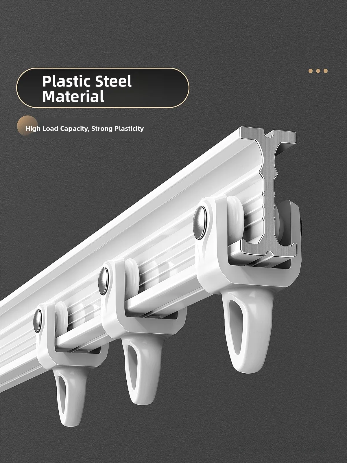 Curved Soft Tra Curtain Rail Sliding Hooks Balcony Bed Curtain Window  U-ape L-ape Sliding Tra Home Decor Acco...