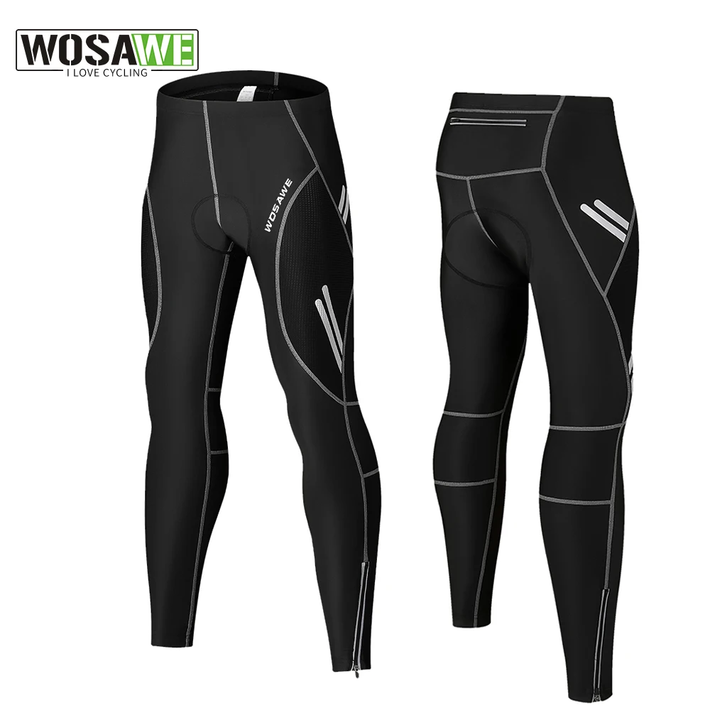 WOSAWESpringSummerCyclingPantsWith5DGelPadCyclingTightsMTB