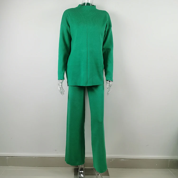 جديد بلوزه واسعه بهاينك بنطلون فضفاض شتوي ملابس قطعتين شتويه اناقه ازياء ترند