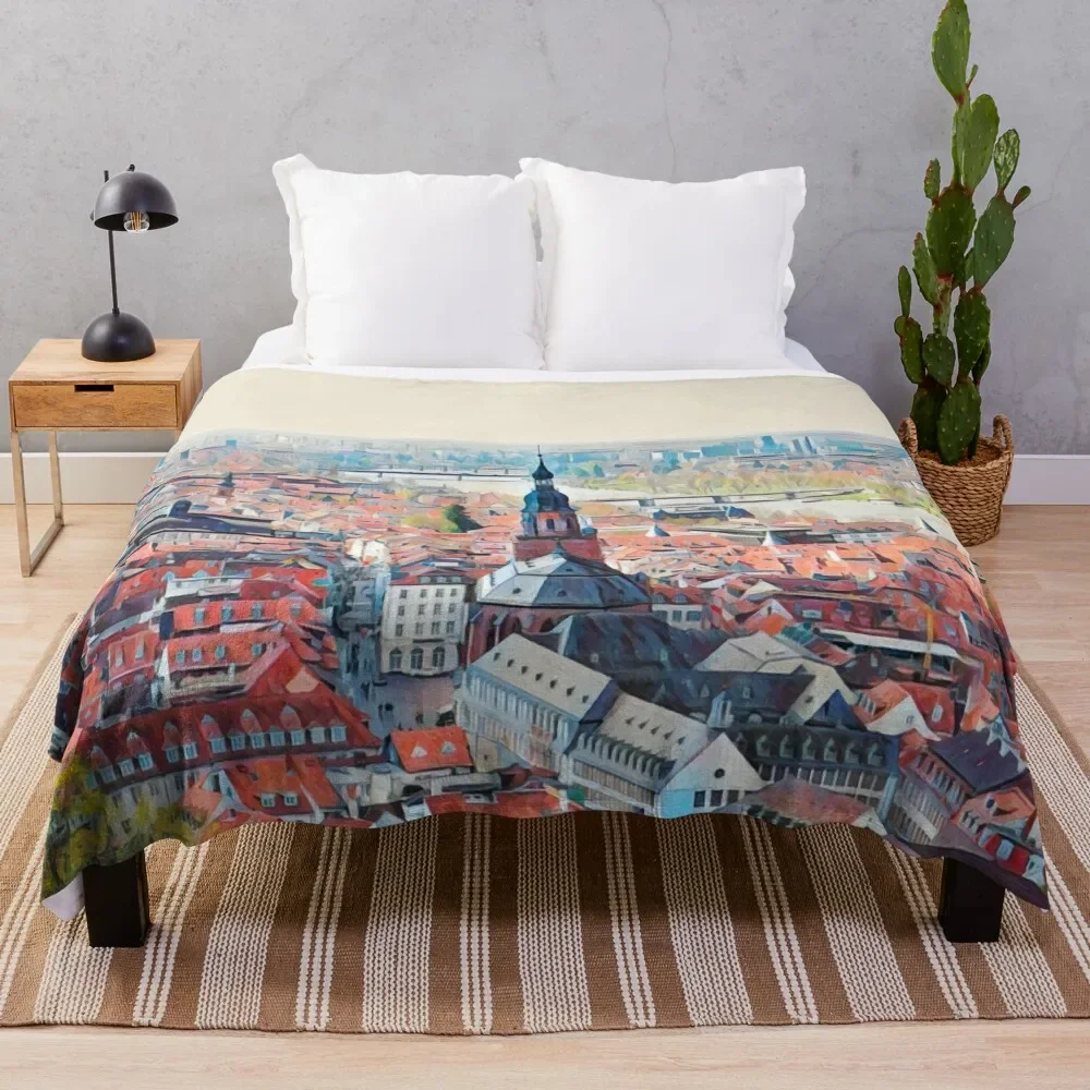 

Heidelberg Throw Blanket Multi-Purpose Hairy Sofa Personalized Gift Blankets