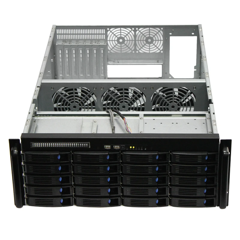 

4U CCTV cloud storage server case 20 bay hot swap server chassis