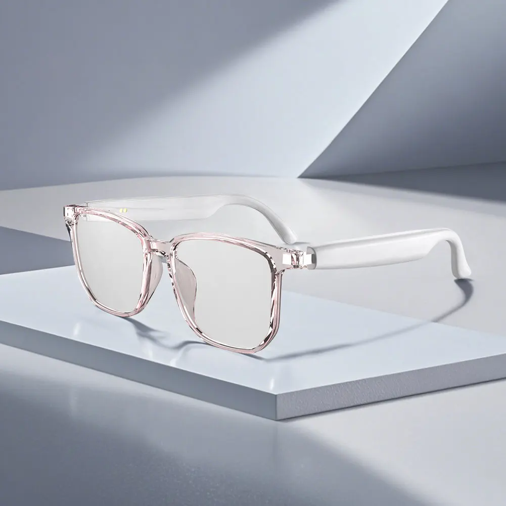 Smart Glasses Wireless Earbuds Automatic Voice Translation Audio Glasses Support 75 Languages BT 5.4 for Travel Business Meeting