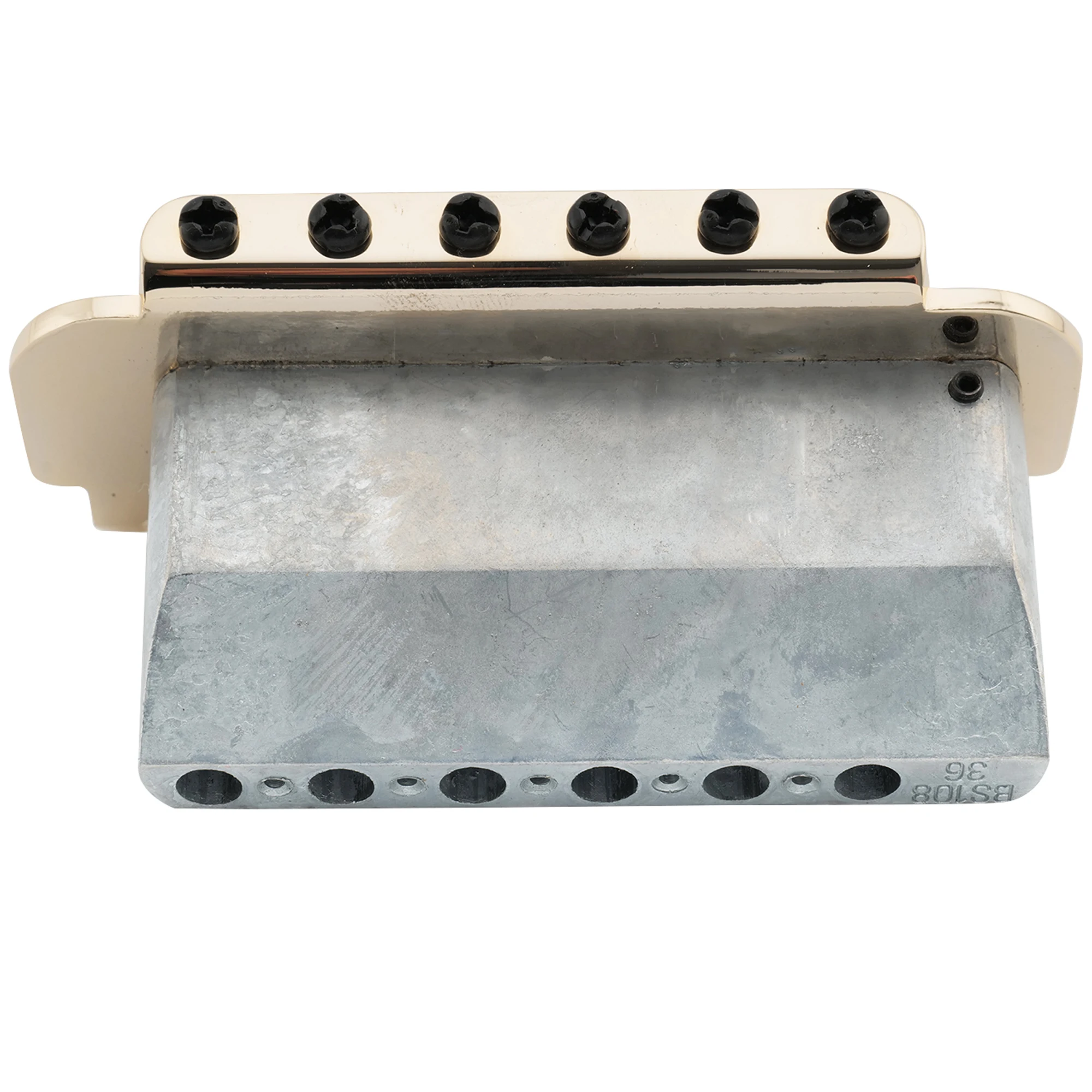 Ponte Tremolo Sostitutivo Per Chitarra Elettrica - Con Selle A Rulli, Spaziatura 10.5mm, Lega Di Zinco, Argento