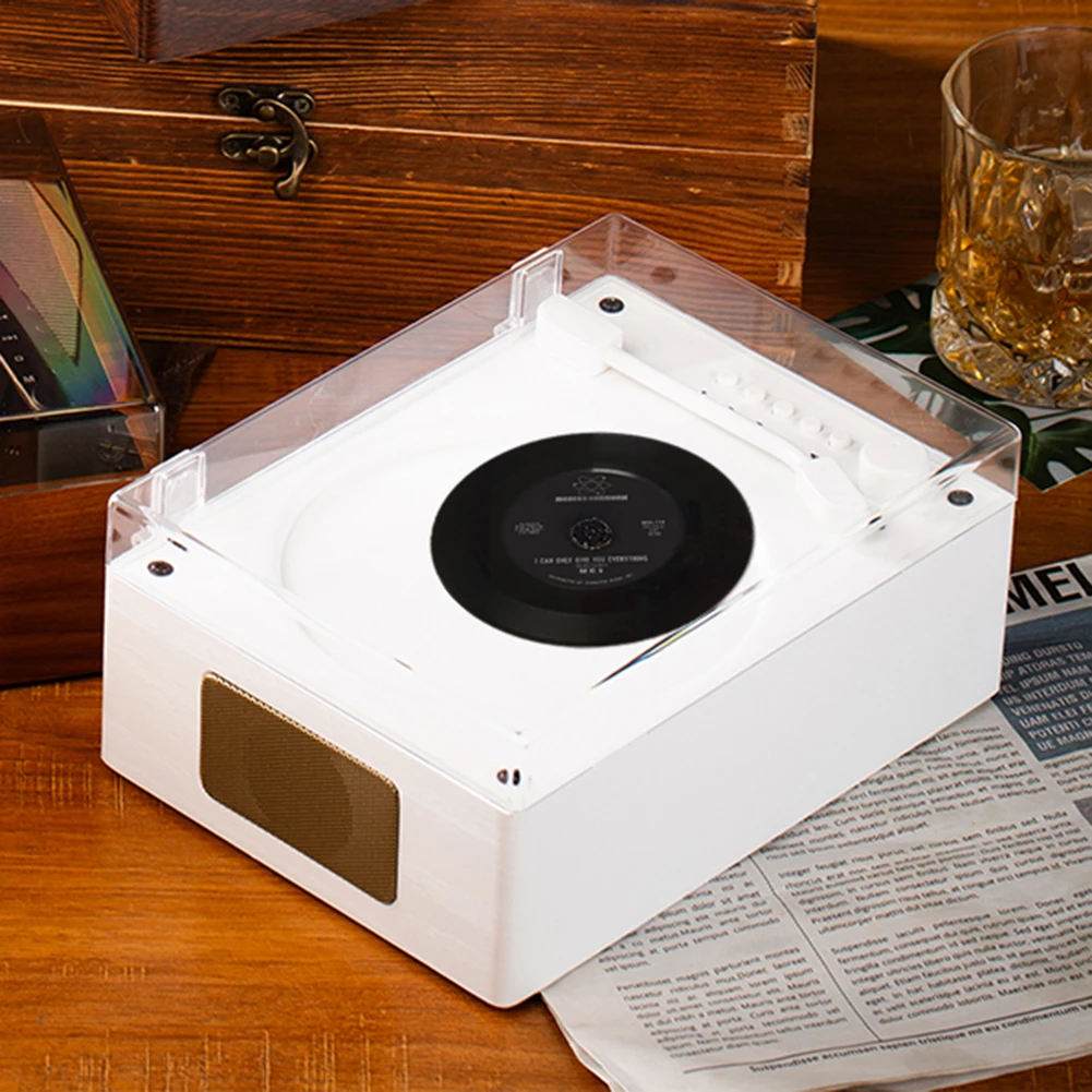CD player Home Music Player Rechargeable Support CD BT USB 3.5mm AUX Bluetooth-Compatible 5.0 Desktop Home Decor
