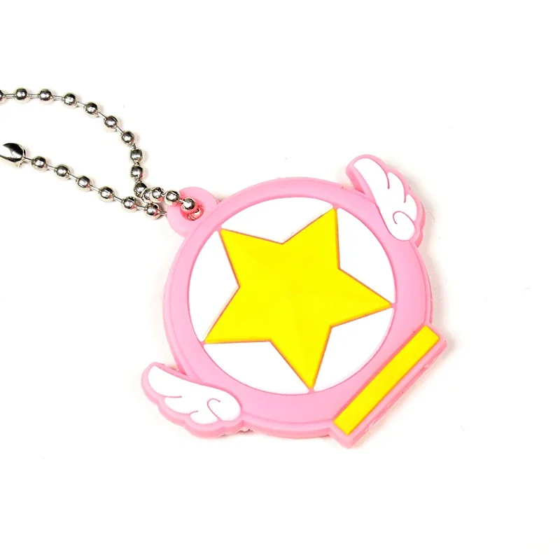 Anime Cosplay Props Moon Keychain Luna Purple Cat Cosplay Props Girls Key Accessories Card Captor Sakura Keyring anime cosplay accessories,anime cosplay props,key card accessories
