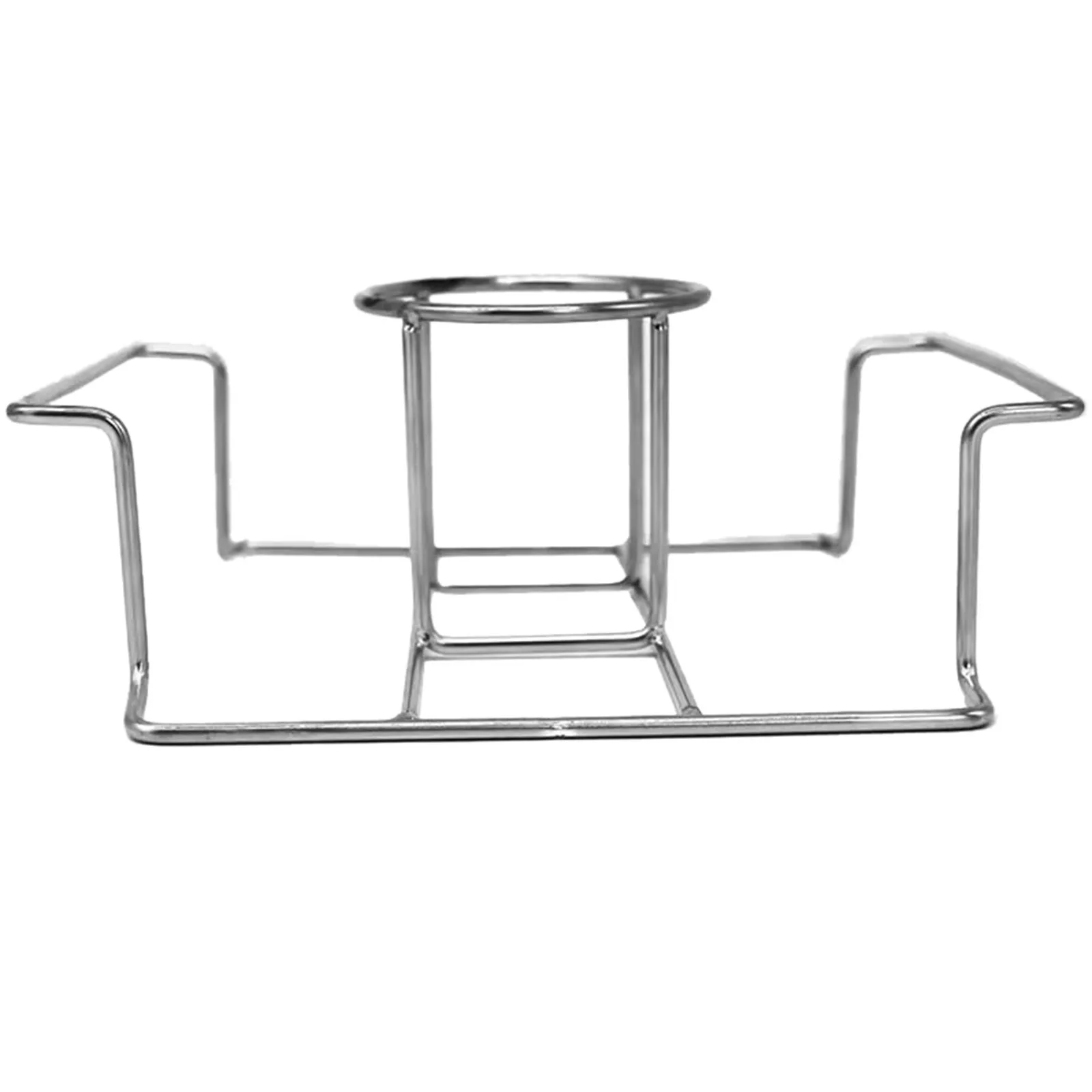 Stainless Steel Foldable Chicken Roaster Rack Beer Can Chicken Turkey Roaster Bbq Grill Rack Stand Holder Multifunctional Stand
