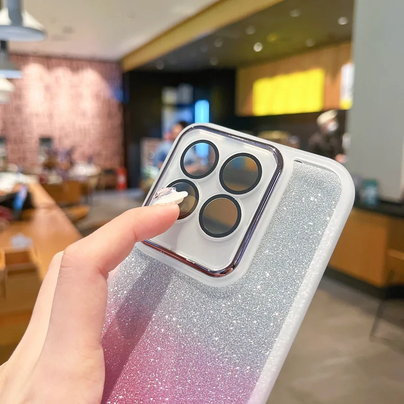 Elegant Glitter Soft Silicone Clear Case