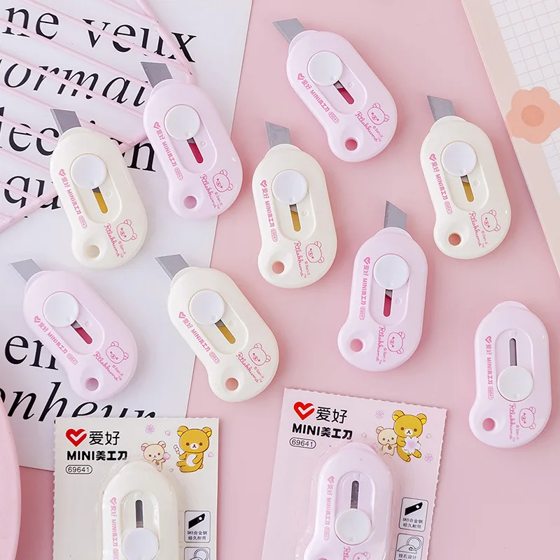 Cute Mini Portable Utility Knife Flash Disk Shape Express Box Knife Paper Cutter Envelope Opener Craft Wrapping Stationery