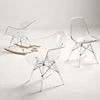 Joylove PC Chair Fashion Simple Transparent Plastic Chair Dining Chair Simple Creative Personality Dining Chair Coffee Chair 1