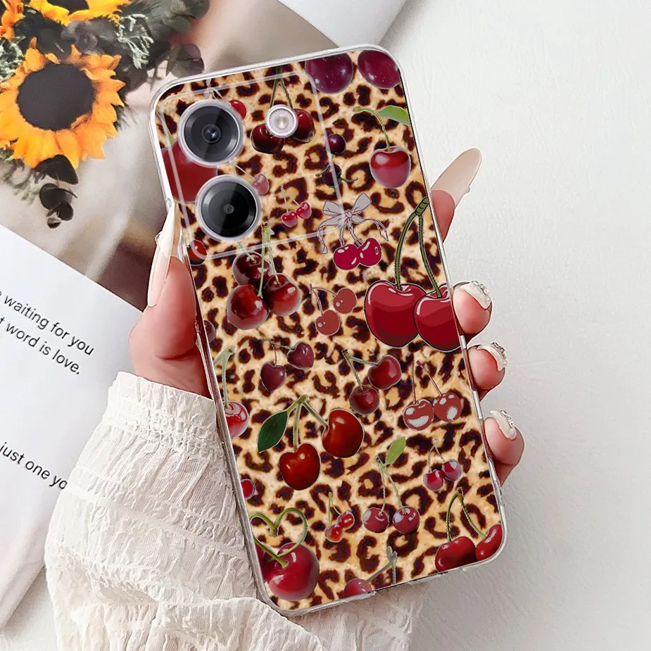Luxury Fashion Painted Clear Silicone Phone Case - Slim Design