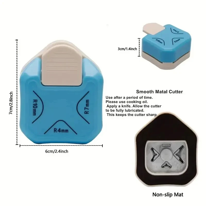 Three-in-one Corner Rounders Corner Embosser Cutter DIY Photo Card Business Card Cutter Round Cutter Paper Paper Cutter