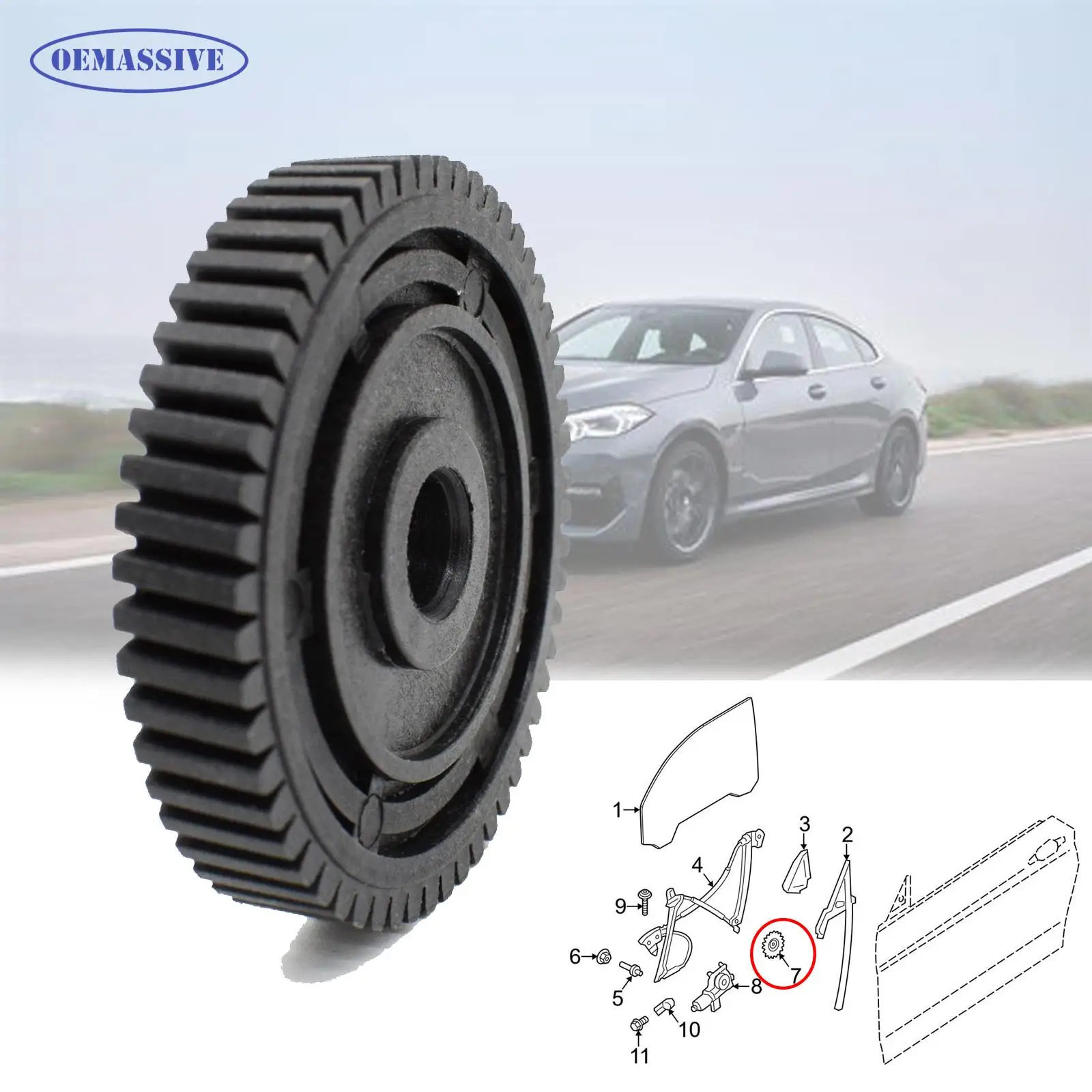 OEMASSIVE Car Transfer Case Motor Gear Actuator Motor Repair Gear Box