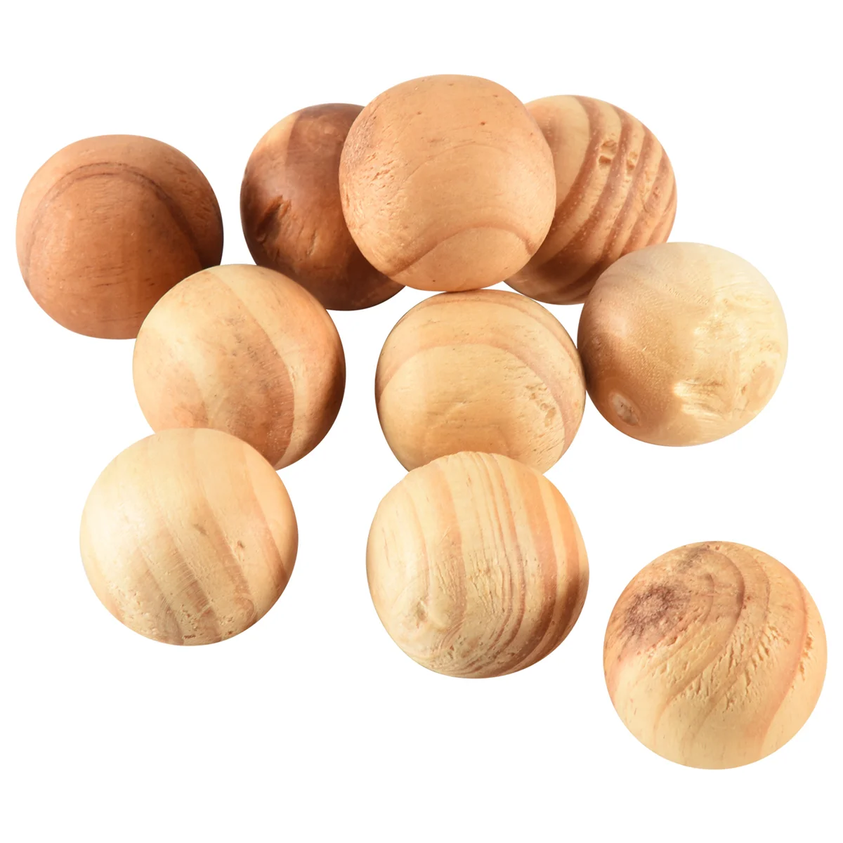 20 Pieces Moth Ball Wood Moth Balls Free Clothes Drawer 100% Natural balls  Wood