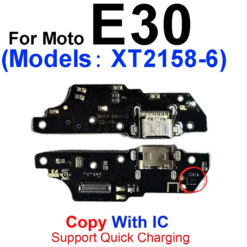 Usb Charger Dock Charger Port For Motorola Moto E 2020 E2020 E20 E30 E40 E22 E22 - Foto 5