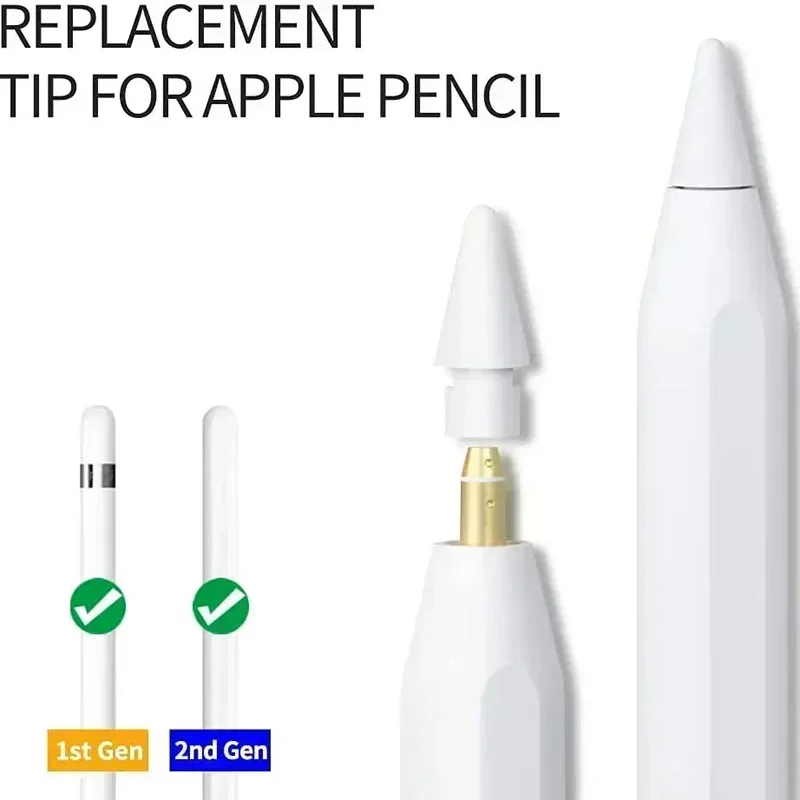 Apple Pencil Nib Pencil Nib Stylus Pen Tip Pencil Tips 20/10/1Pack Replacement Pencil Tip for Apple Pencil 1st/2nd IPencil Tips Fine Point Precise Control Tablet Pen Nibs