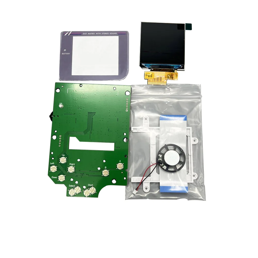 2.45 Inch Original Size High Brightness IPS LCD Screen Lens With IPS Shell For Gameboy GB DMG ,GBO Modify LCD Screen Kits lcd screen replacement