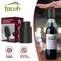 Tapones de botella de vino al vacío 2 en 1 reutilizables 1