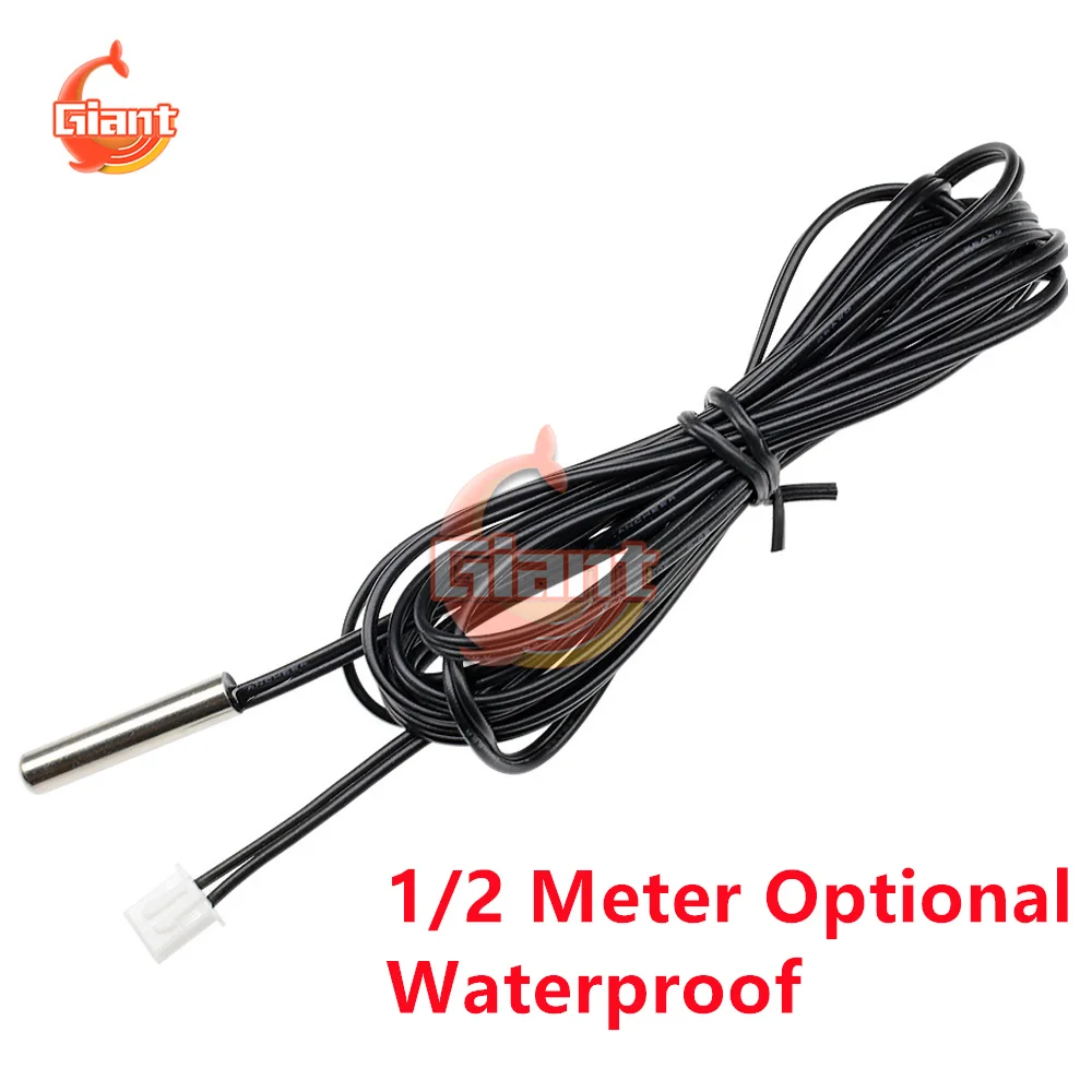 100/200cm 2 Meter Wasserdicht NTC 10K 1% 3950 2 m Thermistor Genauigkeit Temperatur Sensor Draht Kabel sonde Für Arduino W1209 W1401