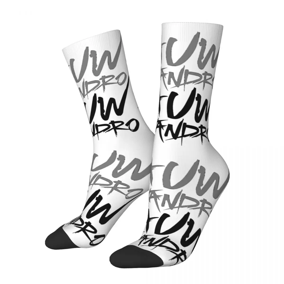 

Autumn Winter Crazy Design Men's Women's Rauw Alejandro Rapper Socks Hip Hop Non-slip Basketball Socks