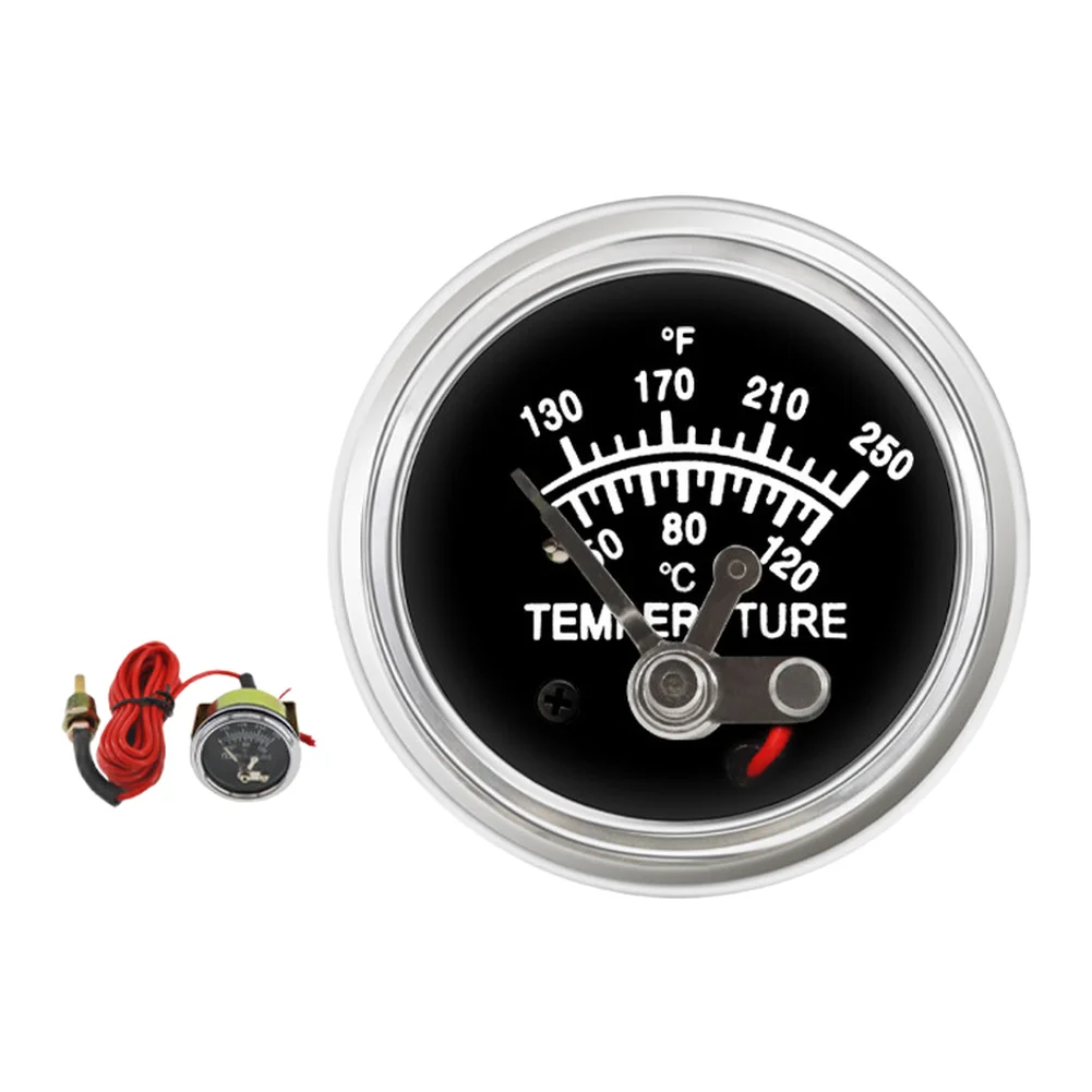 자동차 수온계 40-120C 130-250F 12V 24V 머피 센서용 철 게이지 자동차 트럭 보트 엔진 냉각 모니터