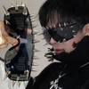 Cool Cyberpunk Metal Rivet Goggles Eyewear Novelty Sunglasses Goggles Punk Gothic Glasses Men Women Sunglasses Steampunk Eyewear