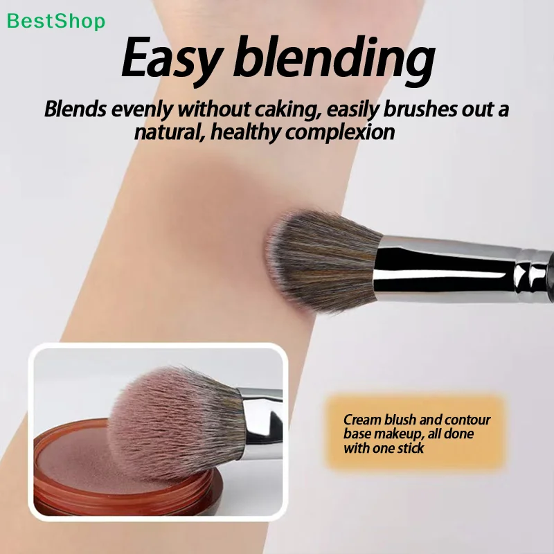 Luxurious Multi-Functional Wooden Handle Makeup Brush