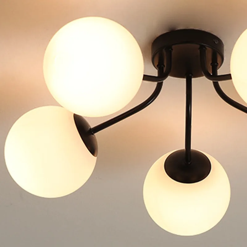 Corridor Ceiling Lamp Modern Simple Decoration Magic Bean Night Lights Iron Paint Bedroom Living Room Balcony Aisle Chandeliers
