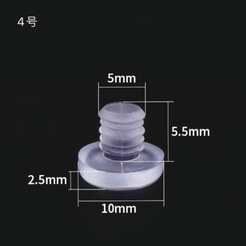 Transparent Furniture Corner Guards with Soundproofing Anti-Collision Silicone Cushions-Noise Dampening Pads for Cabinet Doors