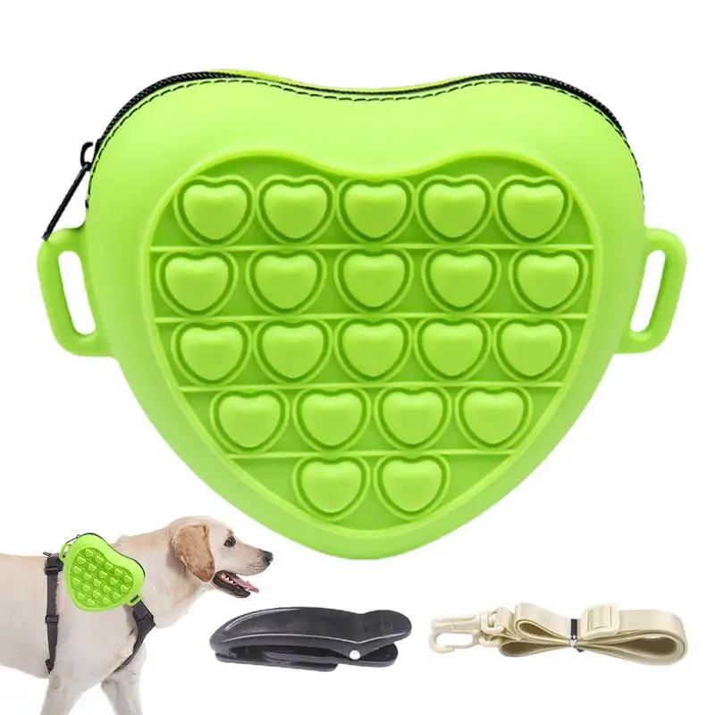 

Dog Treat Bags Dog Snack And Training Bag Silicone Pet Treat Bag And Food Container Pet Food Container For Small And Medium Pets