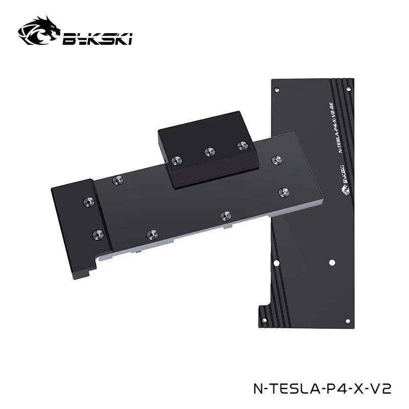 Il Blocco D'Acqua Bykski Serve Per Il Dispositivo Di Raffreddamento Della Scheda Grafica Telsa P4/T4 Con Piastra Posteriore, N-Tesla-P4-X-V2