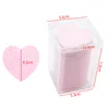 200pcs Lint Free Paper Cotton Pad Eyelash Extension Glue Remover Napkins Lash Grafting Cleaning Glue Mouth Wipe Makeup Tools 2