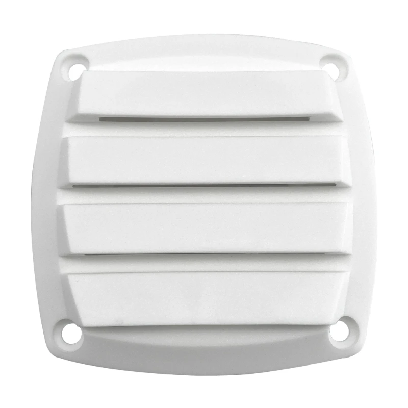 3 Inch Plastic Air Outlet Vents Louver Grille Cover Wall Air Vent Flat Ducting Ventilation Outlet for RV
