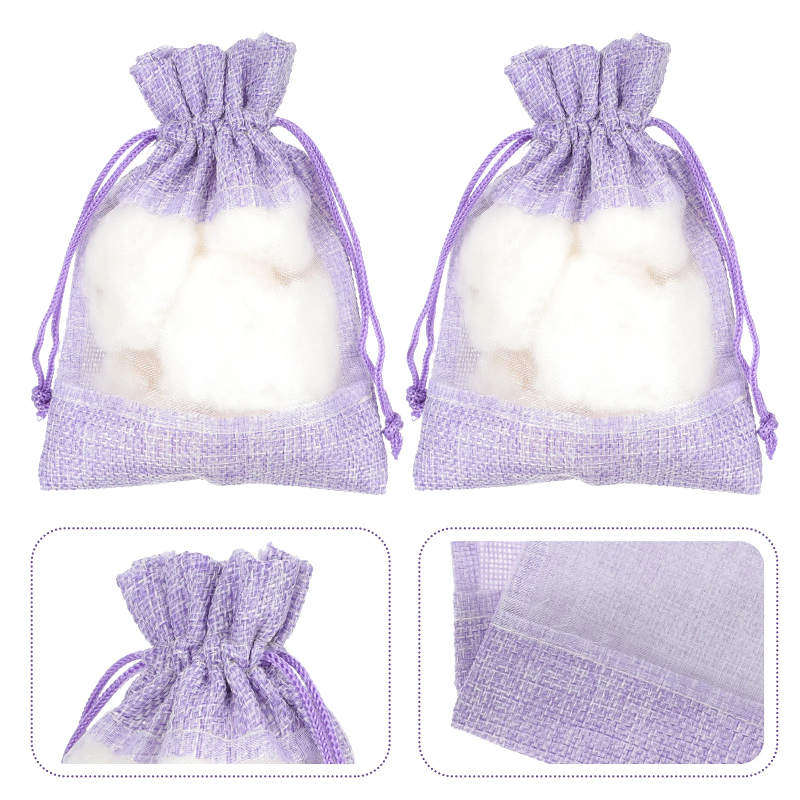 10 Pcs Lavender Sachet Bags Empty Fragrance Closet Drawers Clothes Vanity Scented Liners Dresser Mesh Pouch Perfume deodorant sachet bags fragrance bags