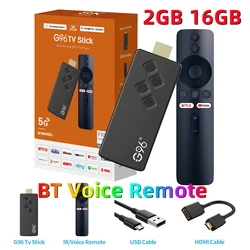 G96 4K Smart TV Stick Android13 ATV OS Top Set Box Allwinner h313 2GB16GB 2.4G&5G Dual Wifi BT5 Netflix Youtube Media Player
