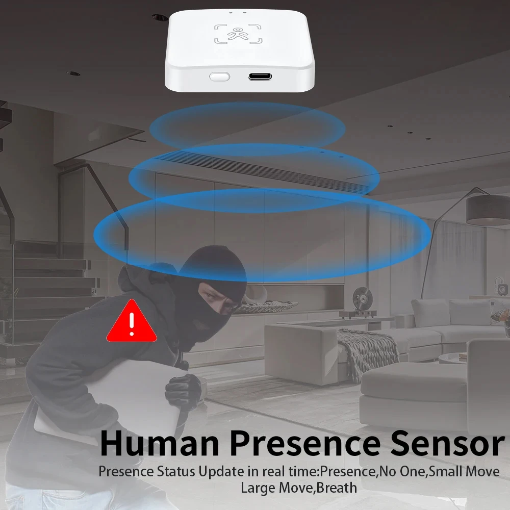 Millimeter Wave Human Presence Detector Tuya WiFi /Zigbee MmmWave Smart Human Bo