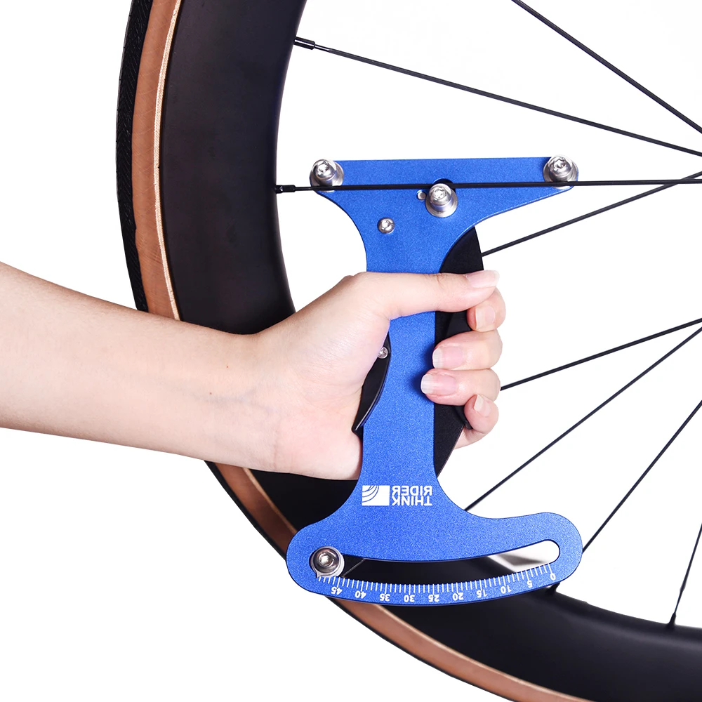 TOOPRE Bicycle Spoke Tension Meter Aluminum Road Bike Indicator Tensiometer Wheel Builders Tools Repair