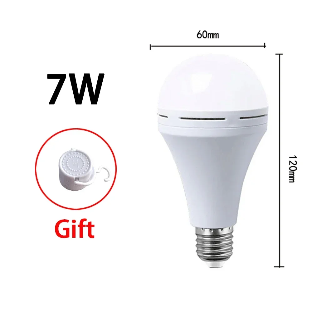 Rechargeable High Brightness LED Bulb Lights