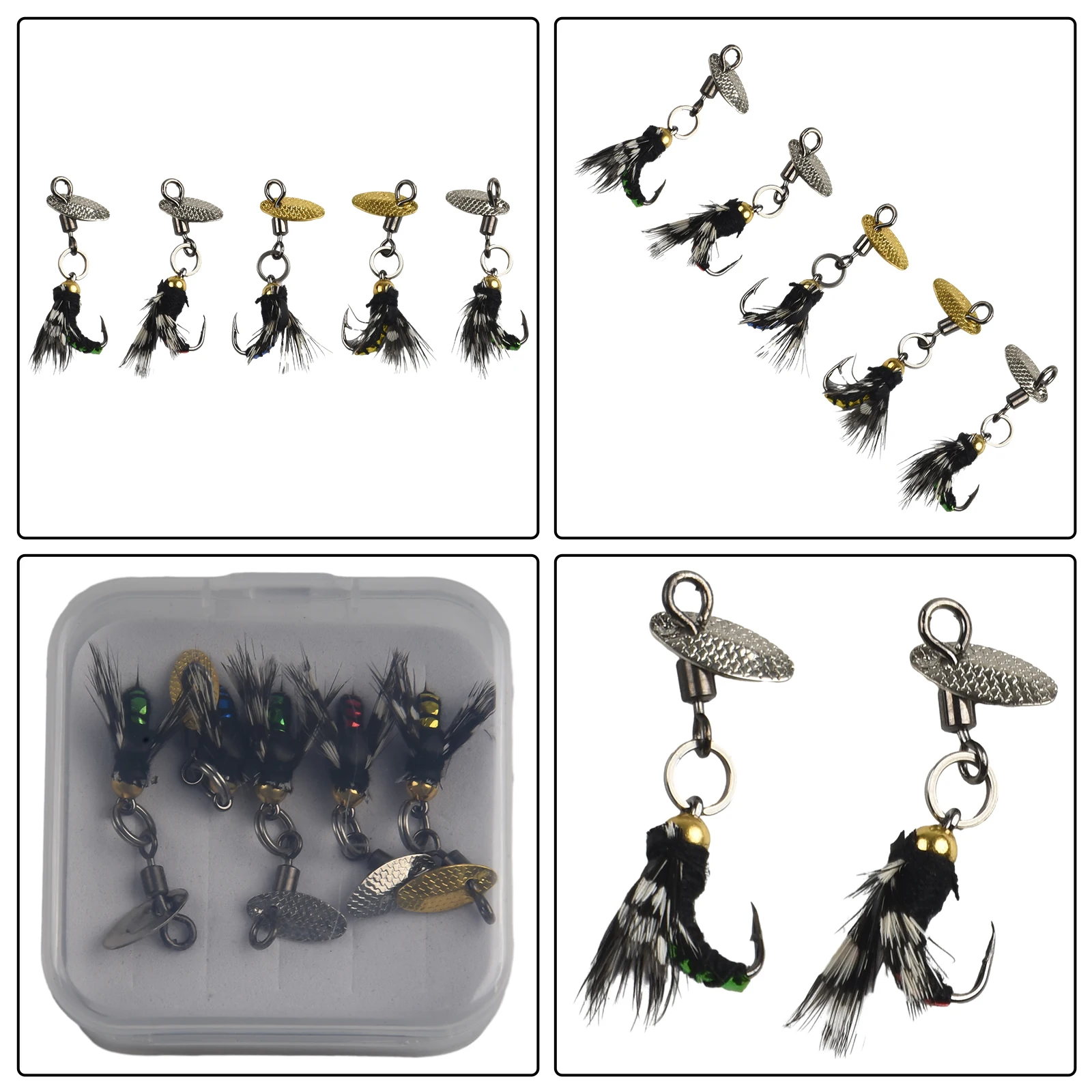 

Iscas Pesca 2022 New Fishing Tackle Accessories Fly Hooks 14mm Length Flies Insect Lures Bait Fly Fishing Decoy Bait