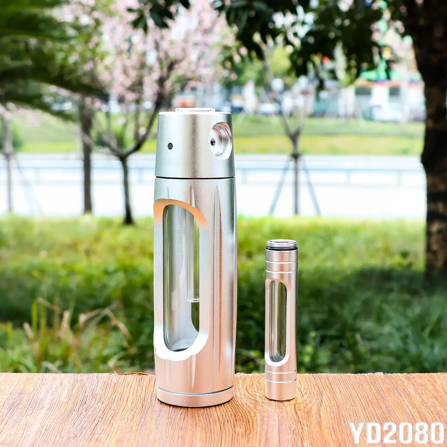 Smoking Accessories Tobacco Pipe Tobacco Smoking Accessories Herb Smoking Pipe Smoking Pipe Glass Smoking Pipe Portable Mini Dry Burning Tobacco Smoking Pipe Aluminum Alloy&Glass Hookah Smoking Accessories