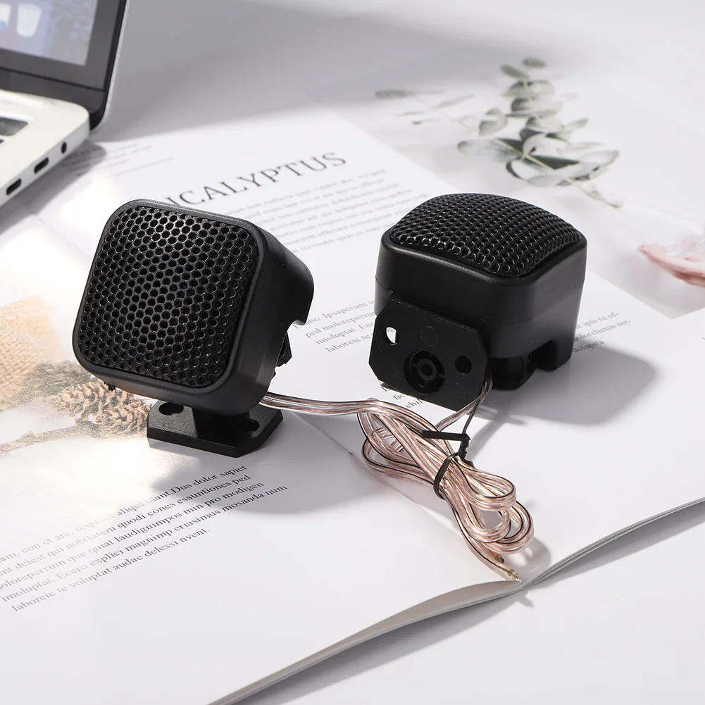 500W 5A 12V DC Car Audio Loudspeaker Mini Tweeter Speaker Super Power Audio Auto Sound Speaker Mini Square
