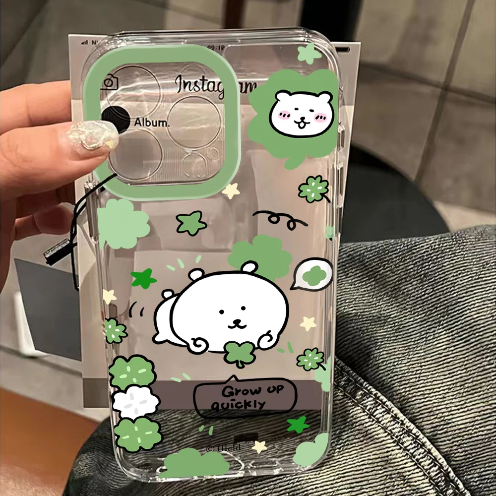 Luxury Korean Ins Joke Bear Phone Case - Lovely & Funny Design, Premium Back Cover