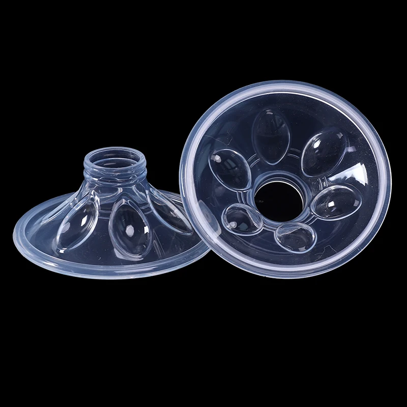 2PCS Silicone Generic Breastfeeding Nursing Breast Strong Pump Baby Feeding Massage Cushion For manual/electric Breast Pumps 6