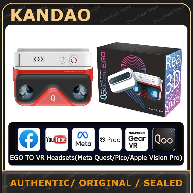 KanDao QooCam EGO 24MP/8K Photos/4K 60FPS Videos