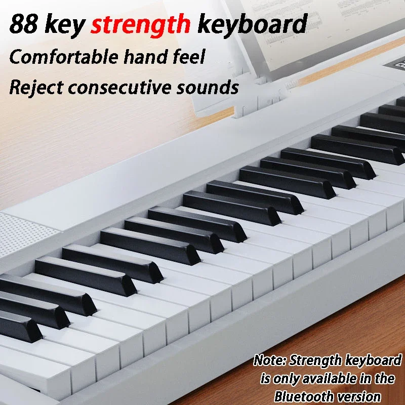 Electronic musical instrument 88 key folding electronic organ portable strength keyboard for children beginner professional