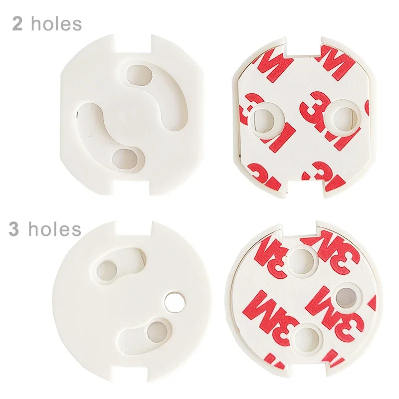 10pcs Baby Safety Electrical Protection Electric Shock Hole Children Care outlet cover Security Plastic Safe Lock Cove Socket socket covers