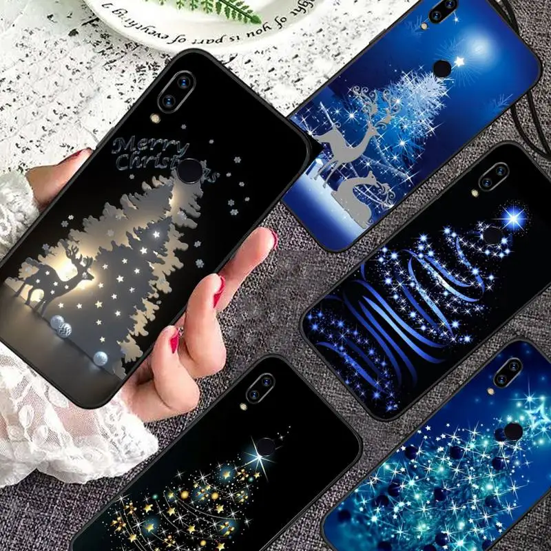 Marry Christmas Tree Regalo Di Capodanno Custodia Per Telefono Alce Per Xiaomi Redmi Note 12 11 7 8 9 10 E S I T X Note Ultra X3 Pro 5G 4G