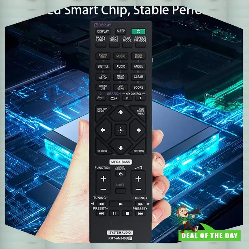 MHC-V02 MHC-V11 MHC-V77W MHC-V90W SA-V90W MHC-V90DW 교체용 리모콘 RMT-AM340U 홈 Aud용 24시간 배송